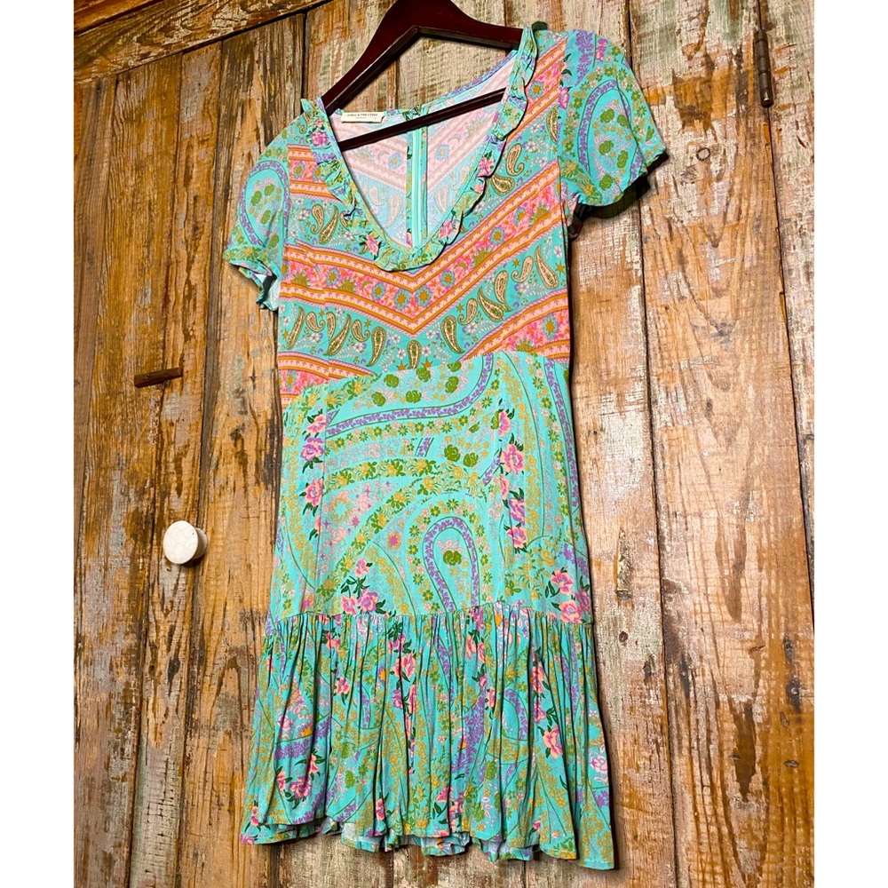 SPELL City Lights Mini Dress (Sage) 💚💗